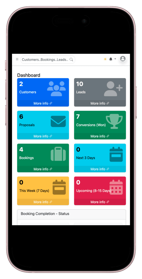 TravelCRM Mobile App